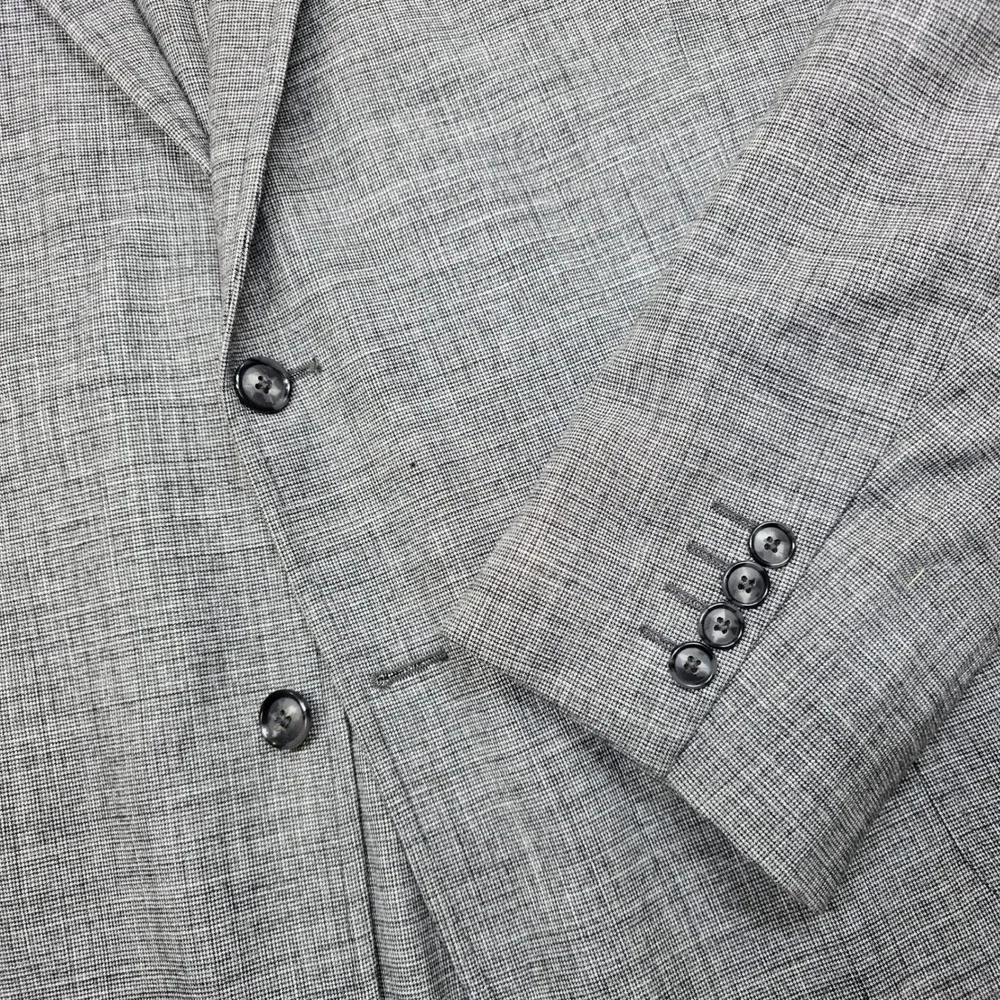Stafford‎ Blazer Mens 52R 52 Gray Micro Pattern Travel Stretch Sport Coat